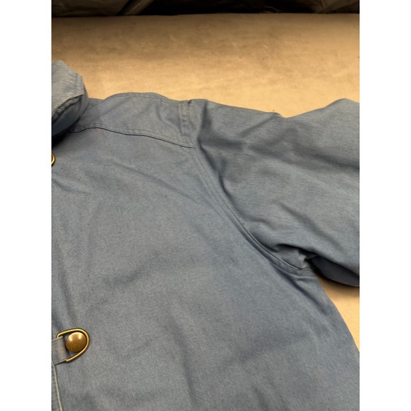 Vintage Eddie Bauer Mens XL Tall Blue Goose Down Parka Insulated Winter Coat - Picture 8 of 11